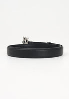 PINKO Cintura Love Birds in morbida pelle mano seta nera da donna 100125A0F1 Z99O PINKO 