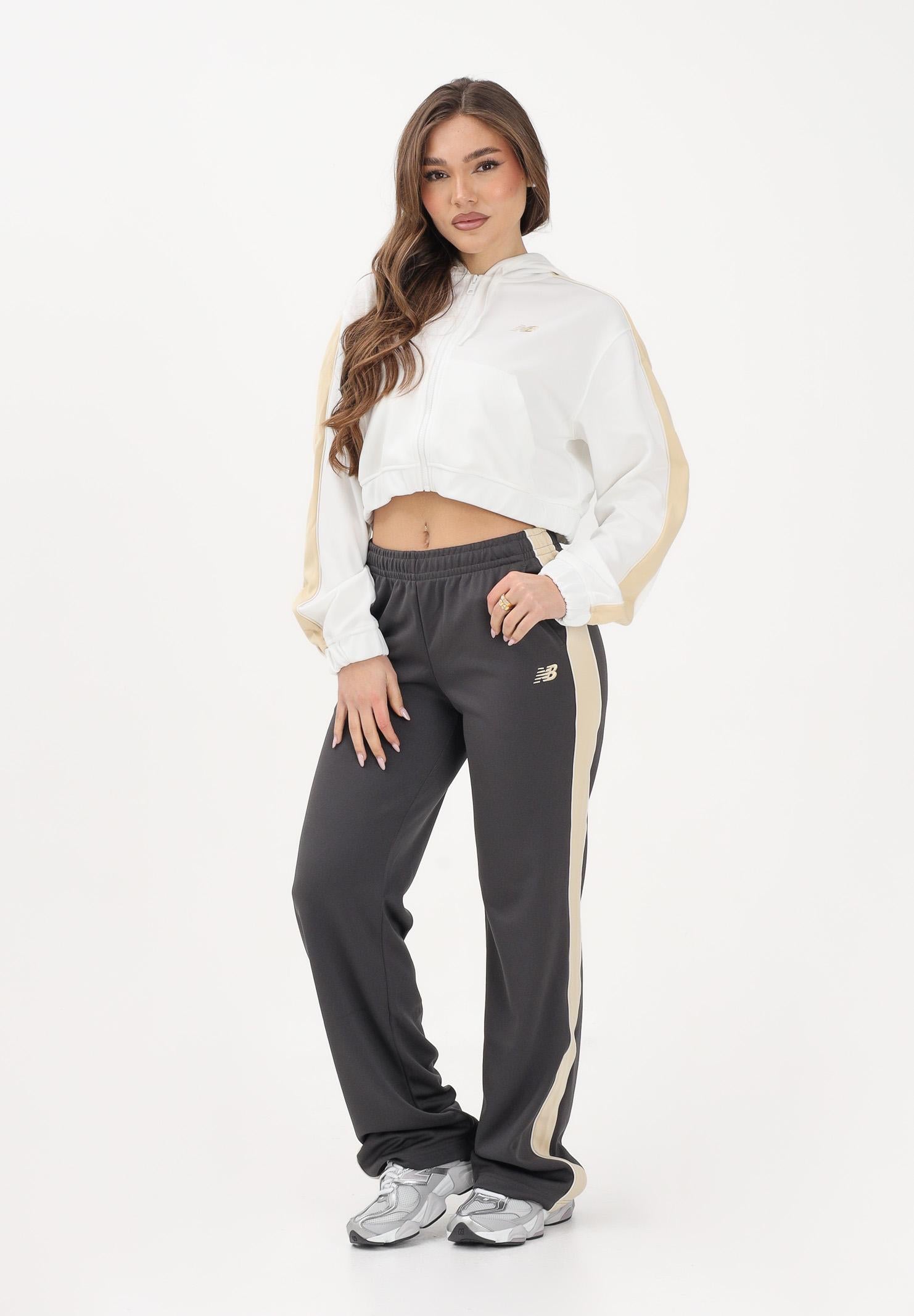 NEW BALANCE Pantalone sportivo Interlock grigio da donna WB61Q2R4ABR . NEW BALANCE 