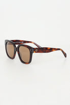 CRISTIAN LEROY Occhiali da sole marroni da donna con montatura in acetato tartarugato 700203 02 CRISTIAN LEROY 
