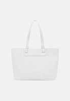 ARMANI EXCHANGE Shopper a spalla bianca da donna con logo XW001481AF15774 U0011 ARMANI EXCHANGE 