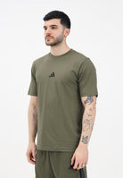ADIDAS PERFORMANCE T-shirt a manica corta Essentials Small Logo Single Jersey verde da uomo JF1097 . ADIDAS PERFORMANCE 