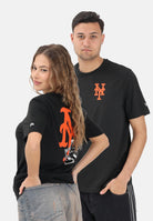 NEW ERA T-shirt a manica corta New York Mets MLB Food Graphic nera per uomo e donna 60771505 . NEW ERA 