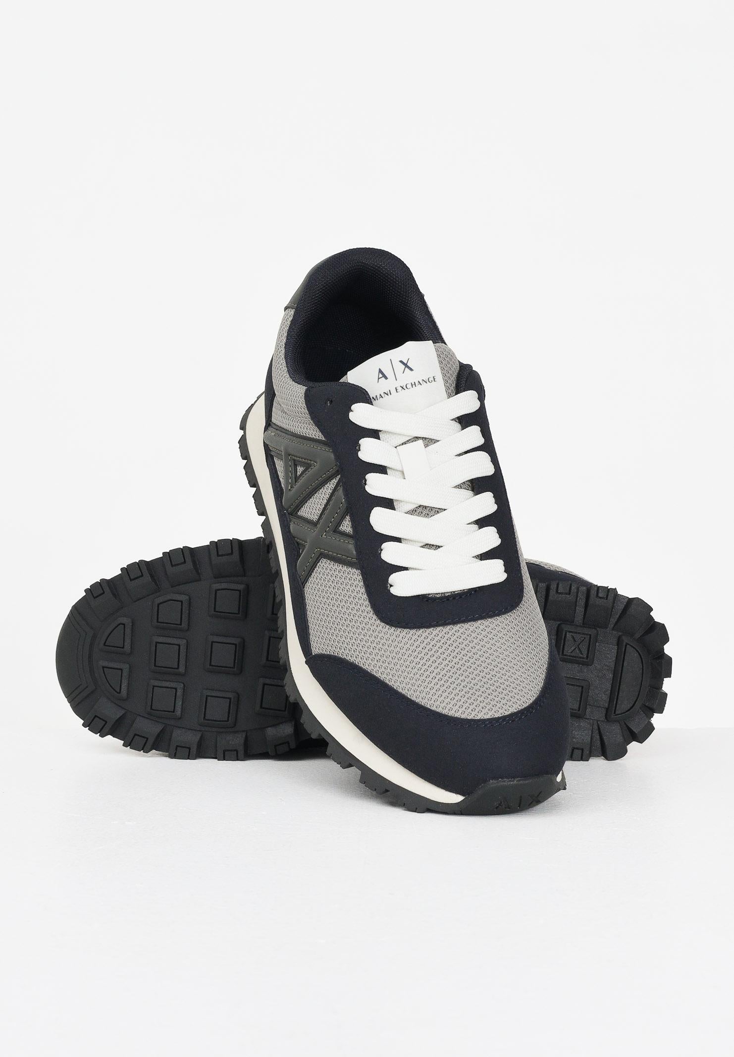 ARMANI EXCHANGE Sneakers blu da uomo con logo AX XM001960AF19388 MZ256 ARMANI EXCHANGE 