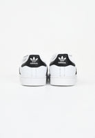 ADIDAS ORIGINALS Sneakers Superstar II Elastic Lace bianche e nere da neonato JH9984  ADIDAS ORIGINALS 