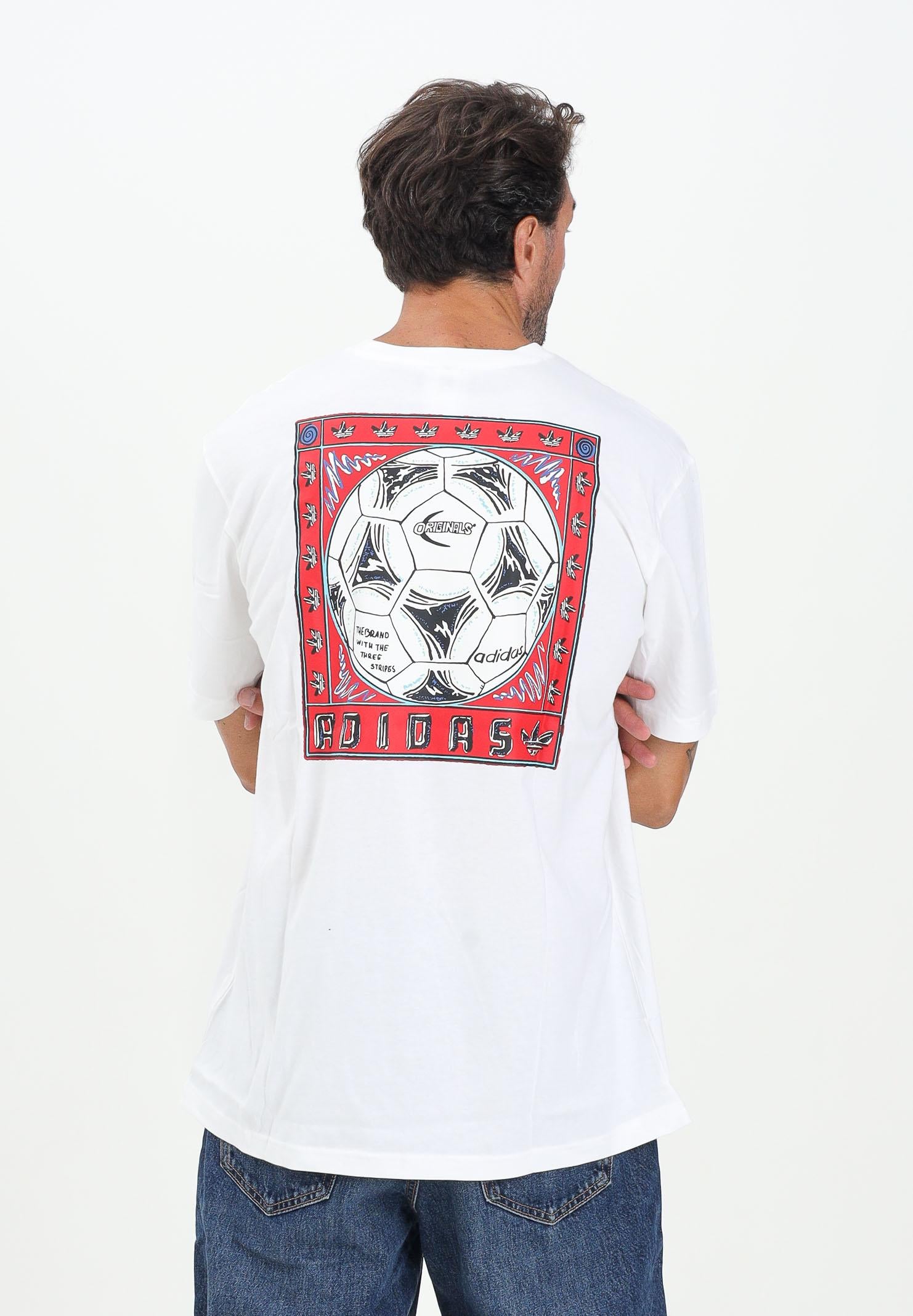 ADIDAS ORIGINALS T-shirt a manica corta Graphic bianca da uomo JX3094 . ADIDAS ORIGINALS 