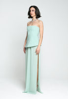 SANTAS Abito lungo CREAM verde menta da donna PV25020 VERDE SANTAS 