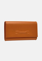 ELISABETTA FRANCHI Pochette cognac da donna realizzata in vera pelle BS99A61E2 027 ELISABETTA FRANCHI 