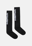 DSQUARED2 Calzini lunghi in filato misto cotone neri per uomo e donna con logo DQ2358D0A7D DQ900 DSQUARED2 