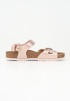 BIRKENSTOCK Sandali Rio AS rosa gold da bambina 1029535 . BIRKENSTOCK 