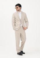 SELECTED HOMME Giacca monopetto beige da uomo 16100693 LISA SELECTED HOMME 