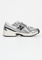 NEW BALANCE Sneakers 740 bianche, argento e nere da uomo U740BK2 . NEW BALANCE 