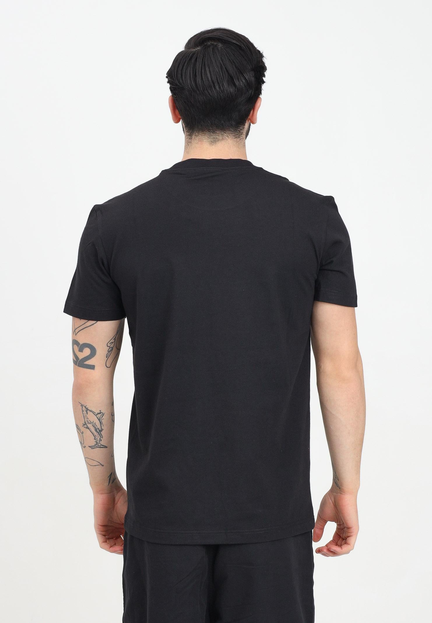 CALVIN KLEIN JEANS T-shirt a manica corta nera da uomo con stampa logo J30J326683 BEH CALVIN KLEIN JEANS 