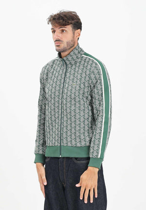 LACOSTE Felpa con zip Paris verde da uomo SH1368 D1R LACOSTE 