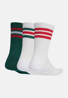 ADIDAS PERFORMANCE Calzini (3paia) Sportswear bianchi e verdi per uomo e donna KE5506 . ADIDAS PERFORMANCE 