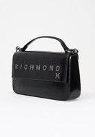 RICHMOND Borsa a spalla nera da donna con logo metallico UWA25303BO BL RICHMOND 