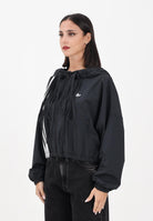 ADIDAS ORIGINALS Giacca a vento Ribbon Off Placed 3 Stripes nera da donna JX2698  ADIDAS ORIGINALS 