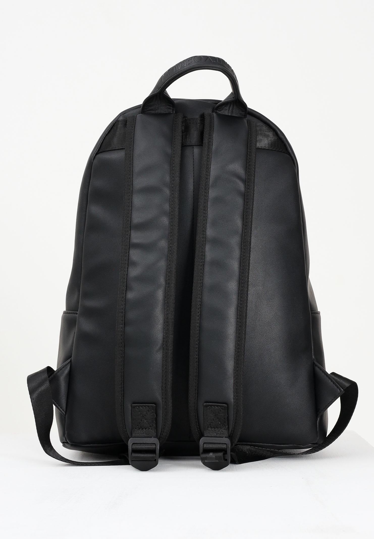 MARCELO BURLON COUNTY OF MILAN Zaino nero per uomo e donna con stampa COMAF250114  MARCELO BURLON COUNTY OF MILAN 