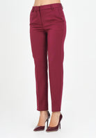 SIMONA CORSELLINI Pantalone elegante bordeaux da donna A25CPPA02804-C00023 V0741 SIMONA CORSELLINI 