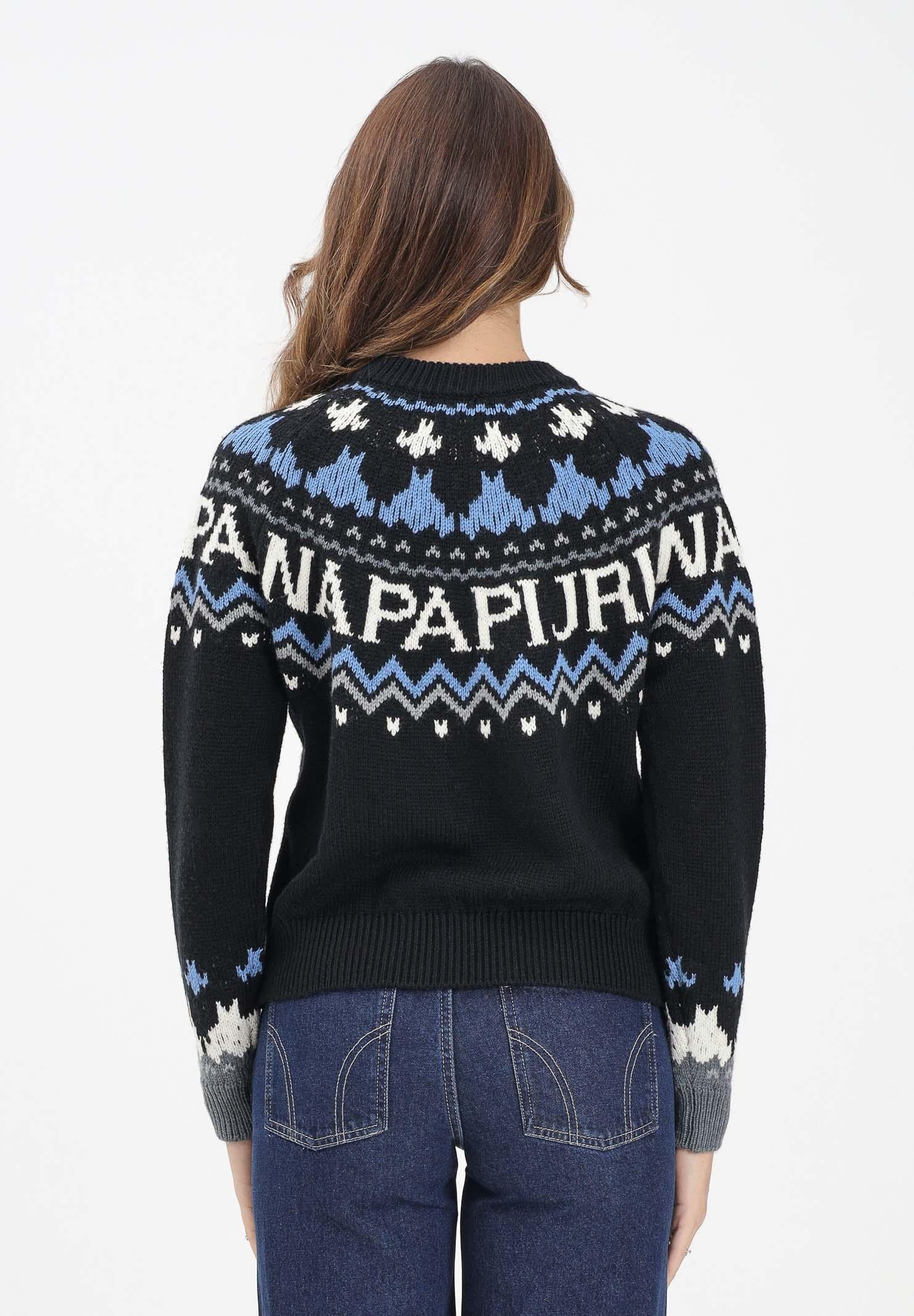 NAPAPIJRI Maglione girocollo D-UBAYE nero da donna NP0A892S9411 . NAPAPIJRI 