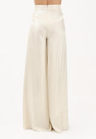 SHIT Pantalone a palazzo crema da donna SH26008 CR SHIT 