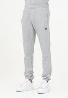 Pantalone sportivo Trefoil Essentials French Terry grigio da uomo JD2424 . ADIDAS ORIGINALS 
