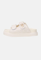 MARC ELLIS Ciabatte platform panna da donna ME261D300 OWX MARC ELLIS 