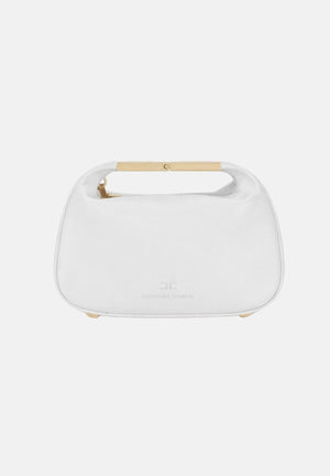 ELISABETTA FRANCHI Borsa a mano avorio da donna con manico gioiello BS07A62E2 360 ELISABETTA FRANCHI 