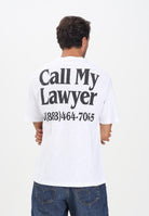 MARKET T-shirt a manica corta CALL MY LAWYER 3D bianca da uomo F5MKMATH058 001 MarKET 