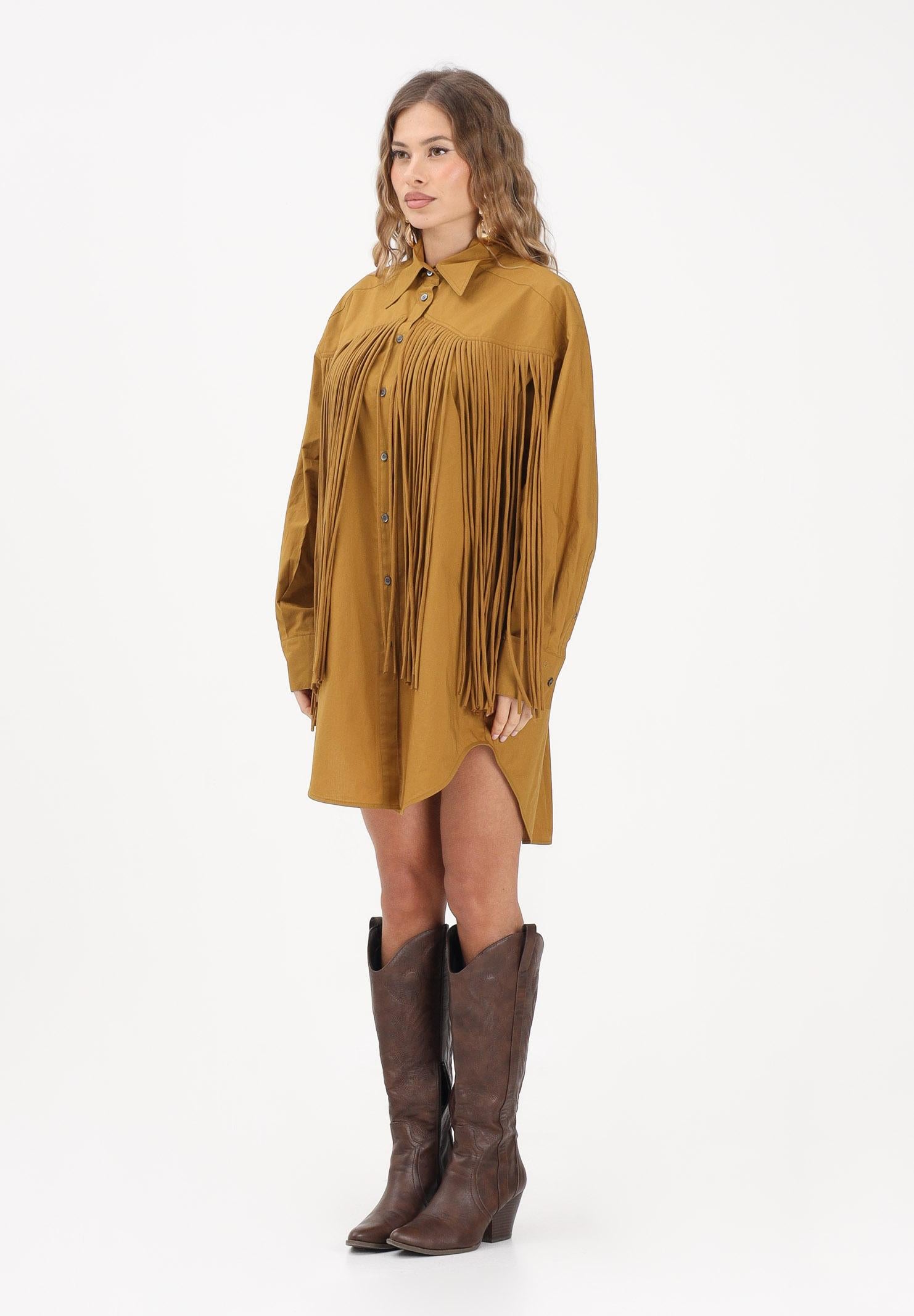 PINKO Abito corto kiwi da donna con frange 106971A2LD L25 PINKO 