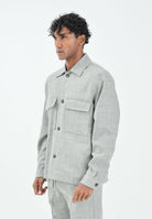 I'M BRIAN Camicia a manica lunga grigia da uomo CA3423 GRIG I'M BRIAN 