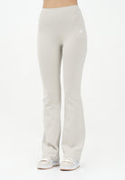 ADIDAS PERFORMANCE Leggings sportivo Essentials Small Logo Flared beige da donna JD3072 . ADIDAS PERFORMANCE 