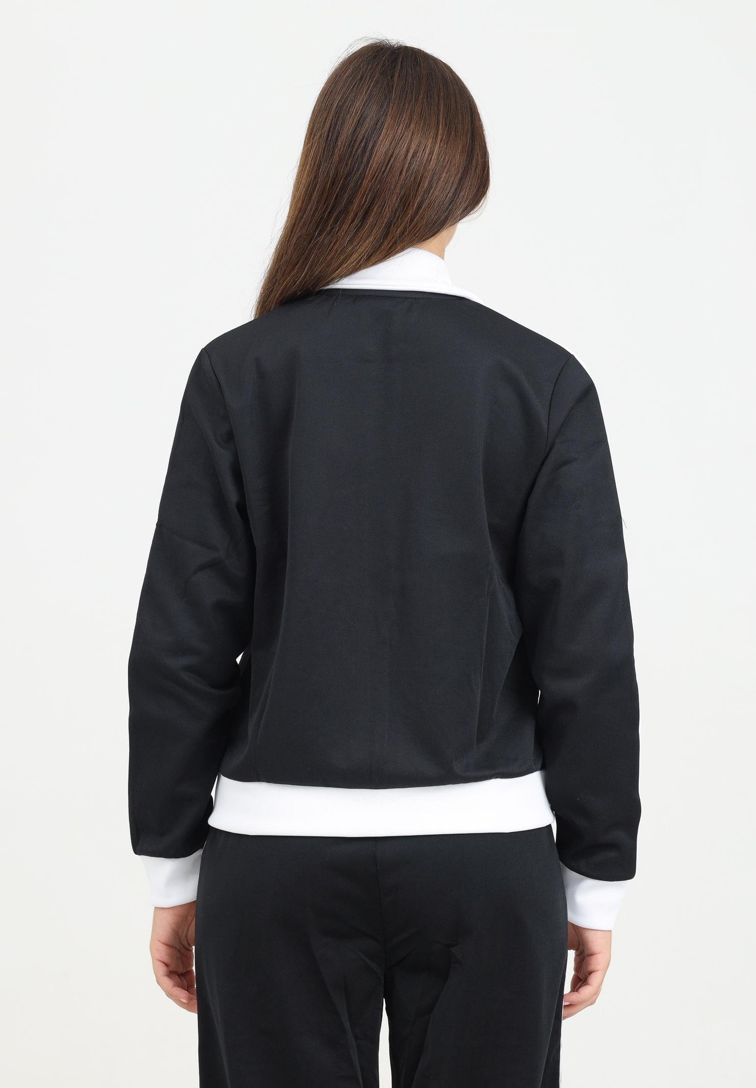 ADIDAS ORIGINALS Felpa con zip Beckenbauer nera da donna IW3174  ADIDAS ORIGINALS 