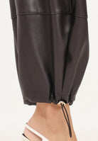 VICOLO Pantalone in ecopelle marrone da donna TF1043 MA VICOLO 