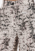 PINKO Bermuda beige da donna con stampa animalier 106870A3BL CZ9 PINKO 