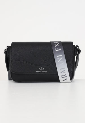 ARMANI EXCHANGE Borsa a tracolla nera da donna con logo 942912CC783 00020 ARMANI EXCHANGE 