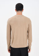 SELECTED HOMME Maglioncino girocollo beige da uomo 16094647 Kelp SELECTED HOMME 