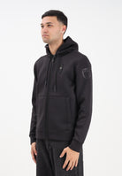 BLAUER Felpa con zip Colby nera da uomo 25WBLUF02093-004745 999 BLAUER 