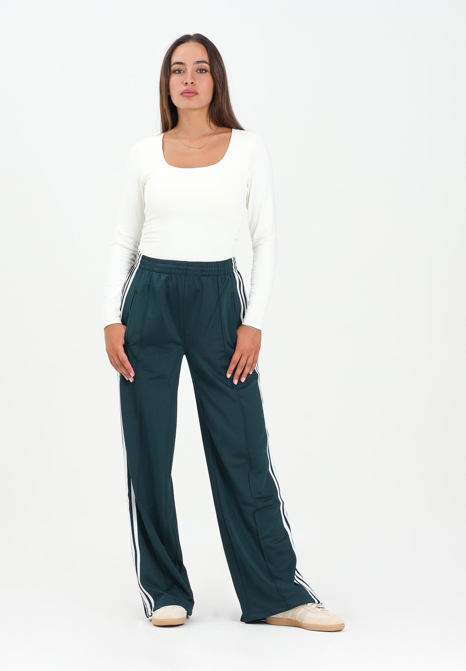 ADIDAS ORIGINALS Pantalone sportivo adicolor Classic Firebird Loose verde da donna KD2528  ADIDAS ORIGINALS 