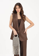 VICOLO Gilet marrone da donna TAB0243 ABU68 VICOLO 