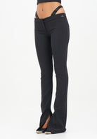 ELISABETTA FRANCHI Pantalone elegante nero da donna con cristalli PA12857E2 110 ELISABETTA FRANCHI 