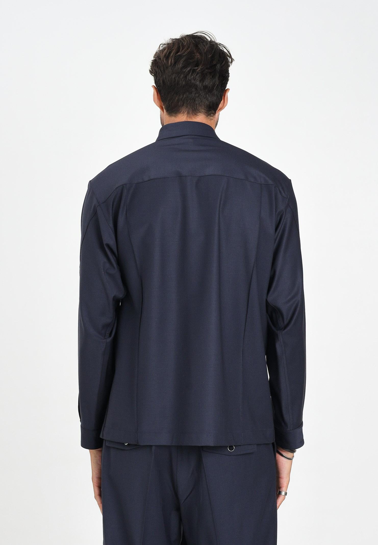 I'M BRIAN Camicia a manica lunga blu da uomo CA3450 005 I'M BRIAN 