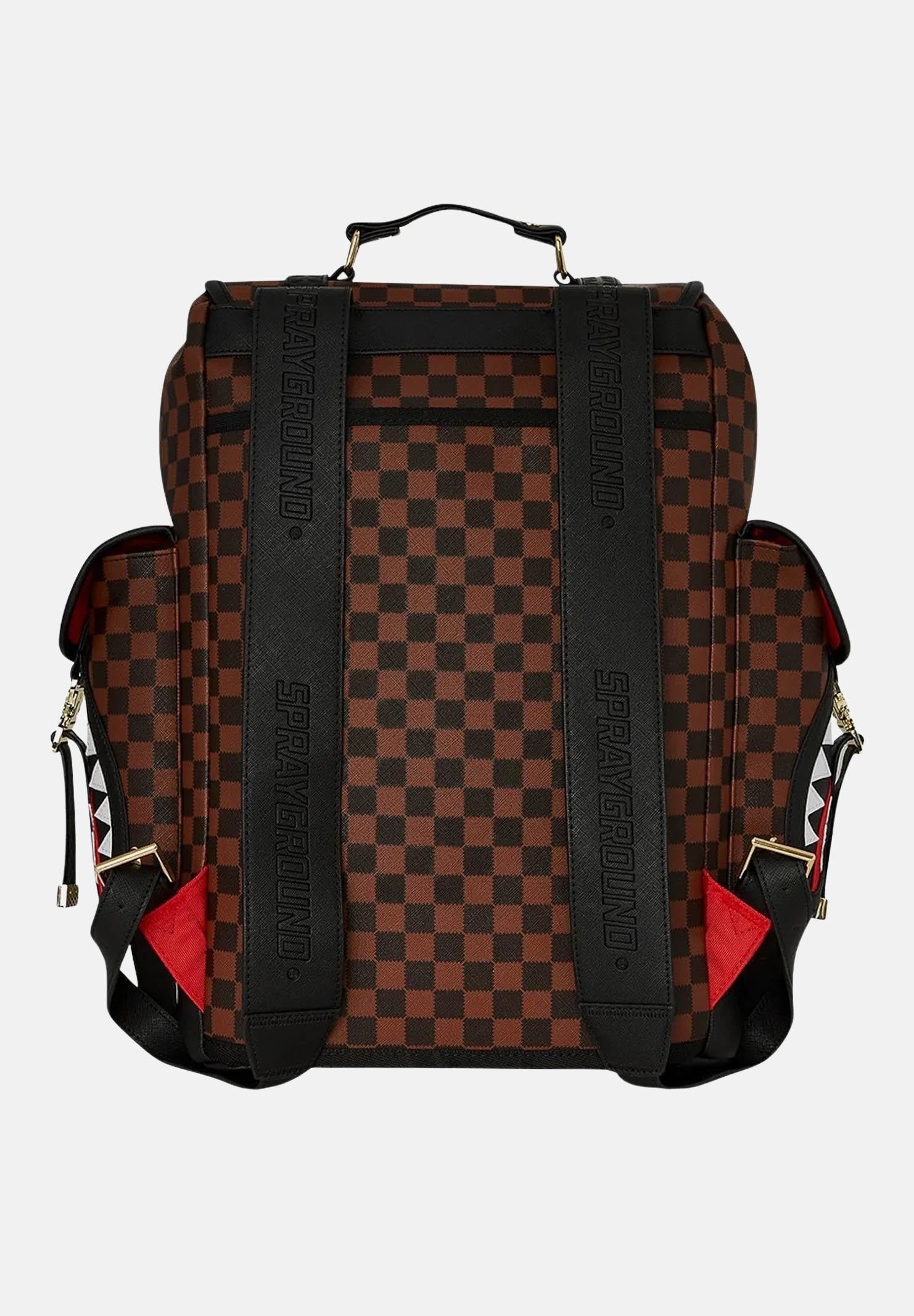 SPRAYGROUND Zaino Sawtooth Sharks In Paris Monte Carlo marrone per uomo e donna 910B7834NSZ  SPRAYGROUND 