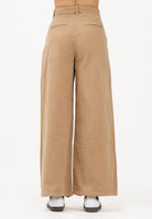 TOMMY JEANS Pantalone a gamba larga cammello da donna DW0DW22634 GV7 TOMMY JEANS 