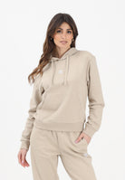 ADIDAS ORIGINALS Felpa con cappuccio ESSENTIALS FRENCH TERRY beige da donna KE1241 . ADIDAS ORIGINALS 