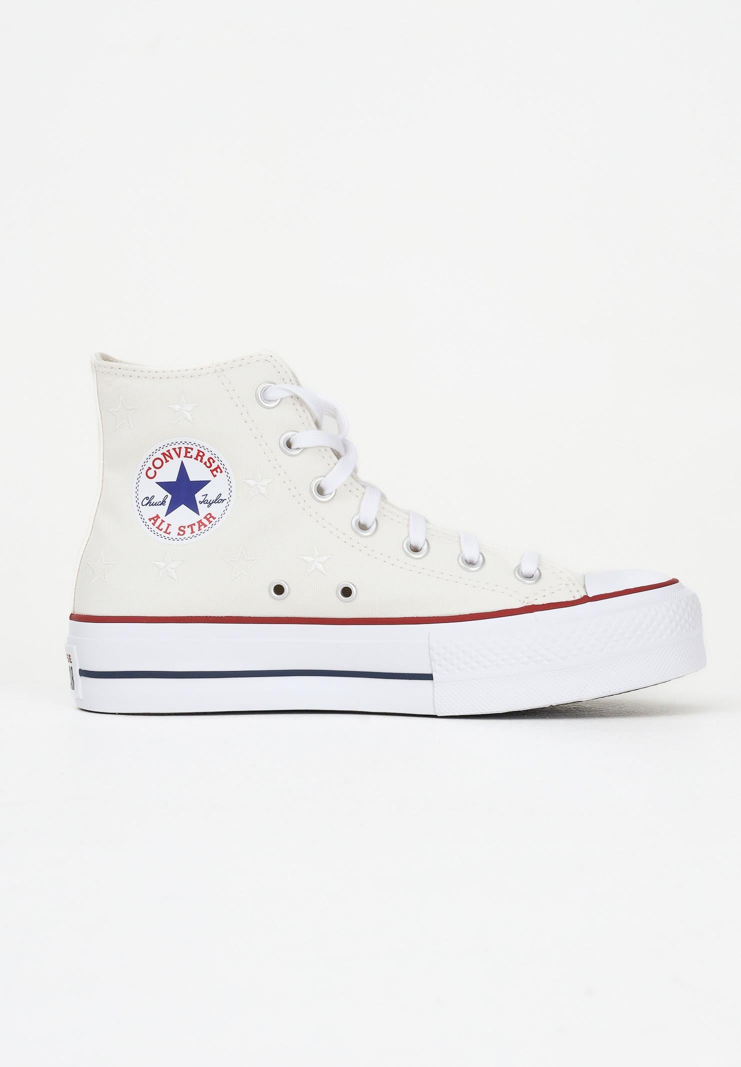 CONVERSE Sneakers Chuck Taylor All Star Lift Platform Celestial panna da donna A15538C . CONVERSE 