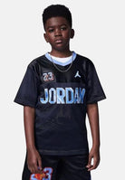 T-shirt a manica corta Soccer Jersey nera da bambino 95D943 023 JORDAN 
