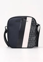 ARMANI EXCHANGE Borsello blu notte da uomo con stampa XM000162AF11935 MB051 ARMANI EXCHANGE 