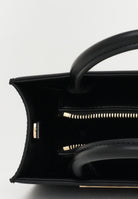 ELISABETTA FRANCHI Tote piccola nera da donna con logo BS33A56E2 110 ELISABETTA FRANCHI 