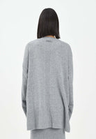 PINKO Cardigan lungo grigio da donna con logo 105451A2Q9 II2 PINKO 