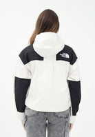THE NORTH FACE Giacca a vento Mountain Mono nera e panna da donna NF0A8BCHROU1  THE NORTH FACE 